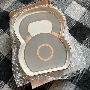 Kettlebell trinket dish